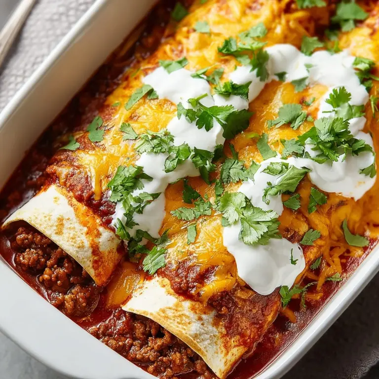 Ground Beef Enchiladas Recipe