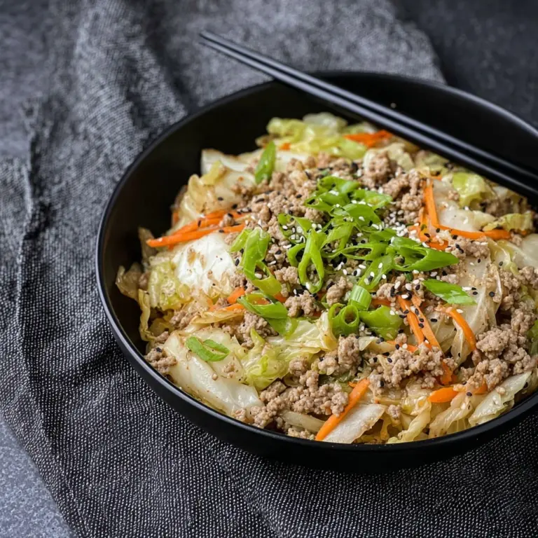 Egg Roll in a Bowl (One-Skillet, Keto) Recipe
