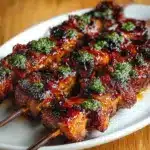 Grilled Thai Coconut Chicken Skewers Recipe