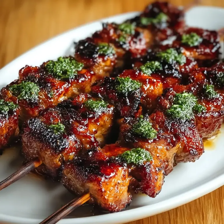 Grilled Thai Coconut Chicken Skewers Recipe