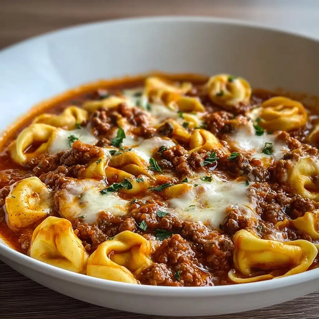 Beefy Tortellini Bake Recipe - Recipe Image