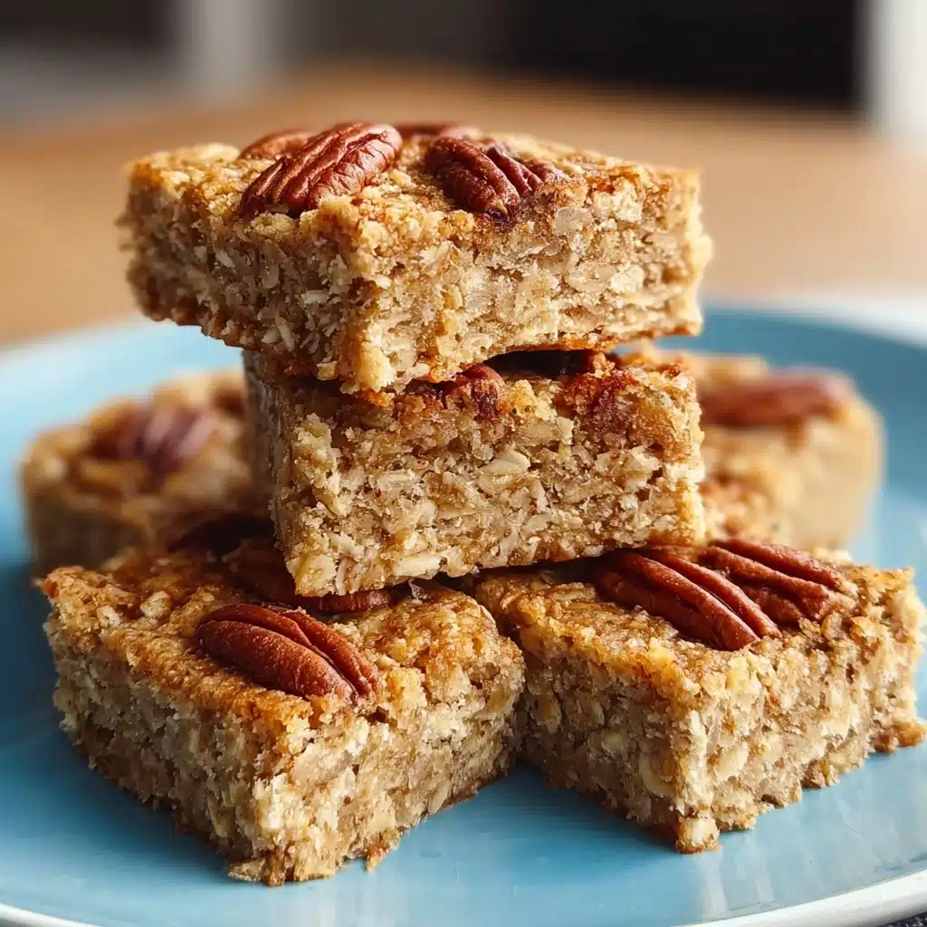 Baked Banana Oatmeal Bars Recipe - Recipe Image