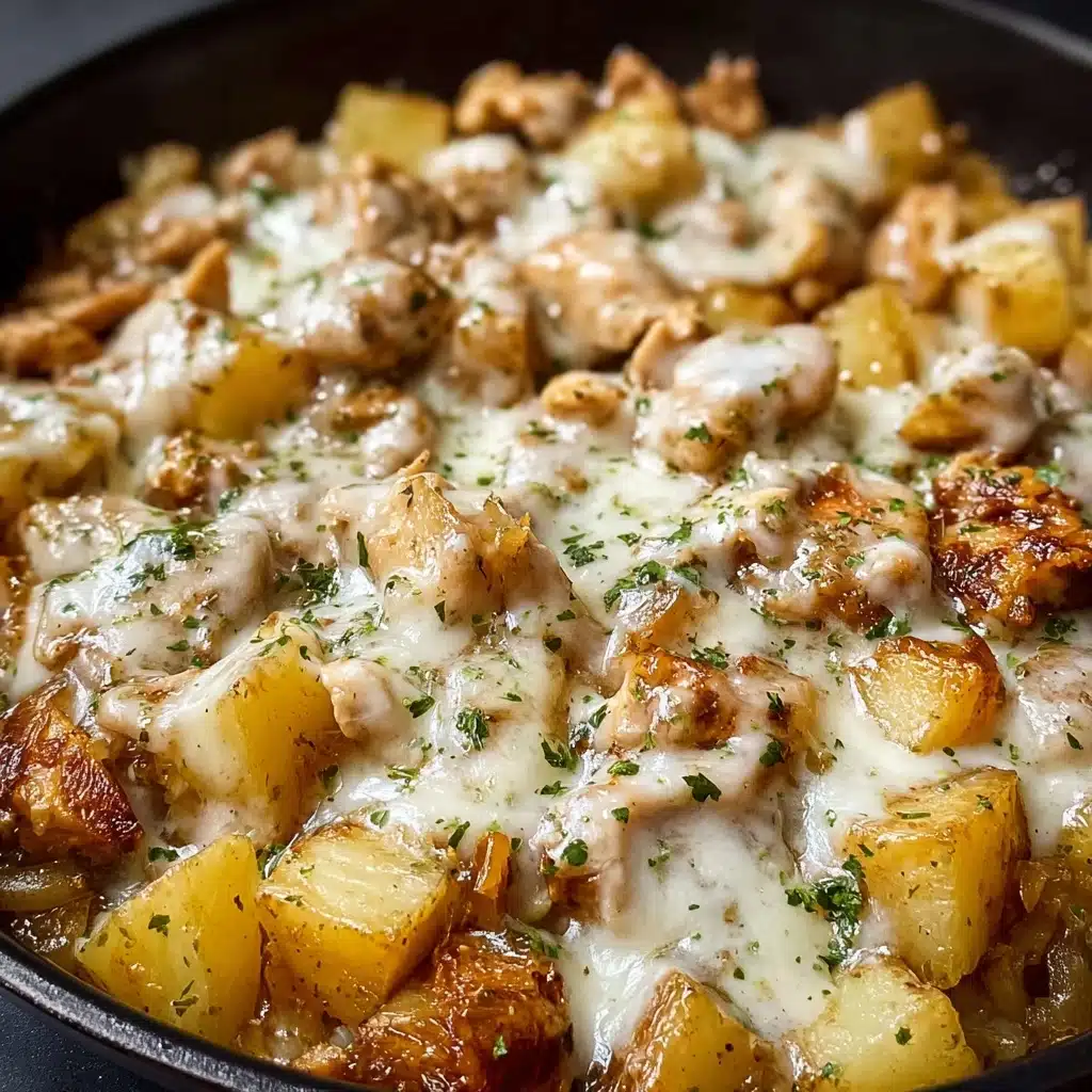 Slow Cooker Garlic Parmesan Chicken and Potatoes Recipe - Recipe Image