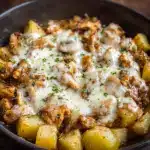 Slow Cooker Garlic Parmesan Chicken and Potatoes Recipe