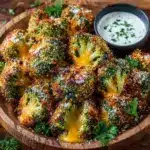 Crispy Air Fryer Broccoli Cheddar Poppers Recipe