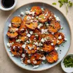 Delicious Honey Feta Sweet Potato Rounds Recipe