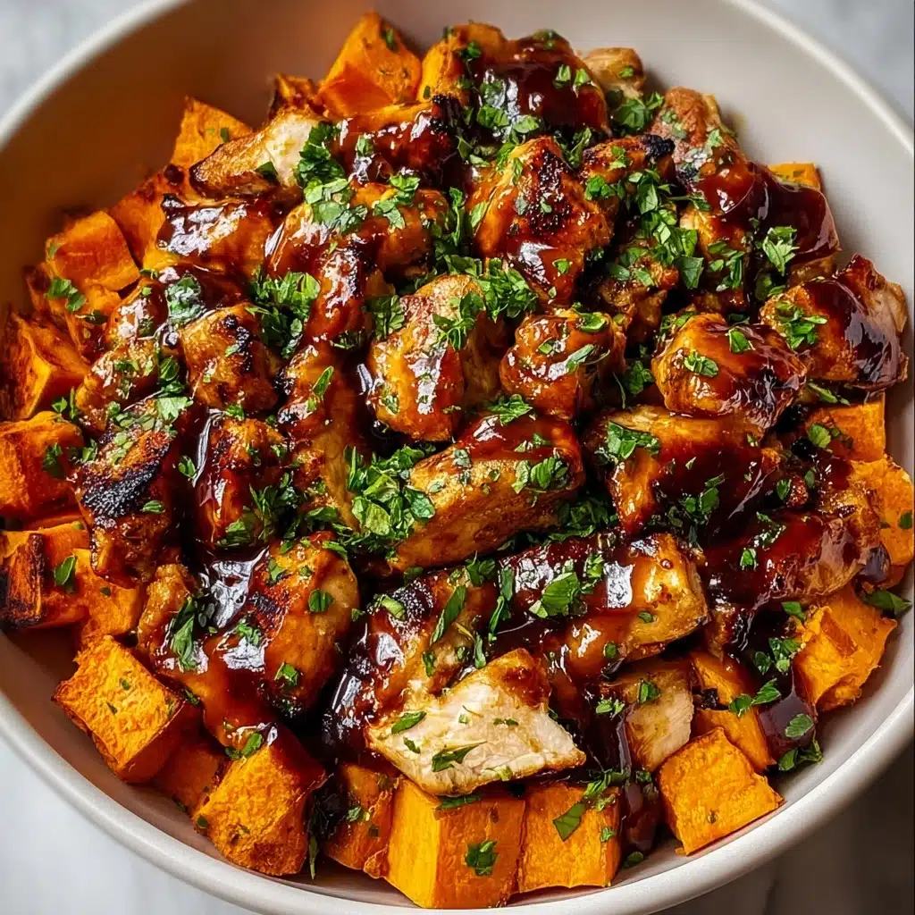 BBQ Chicken Sweet Potato Bowl Recipe - Recipe Image