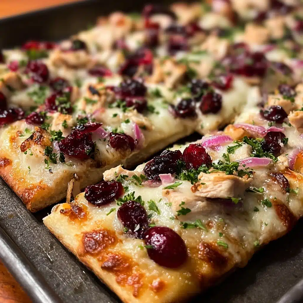 Cranberry Chicken & Brie Pizza Recipe - Recipe Image