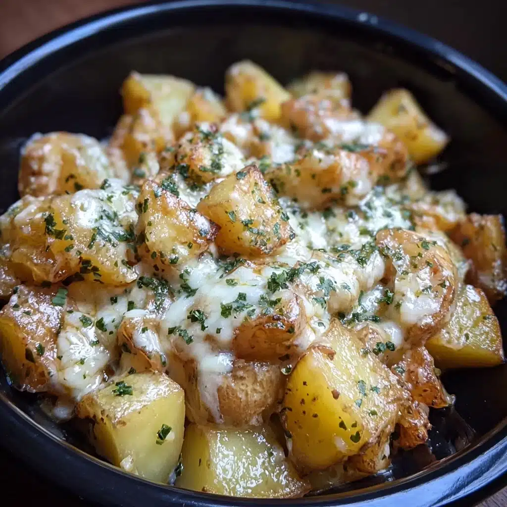 Slow Cooker Garlic Parmesan Chicken and Potatoes Recipe - Recipe Image