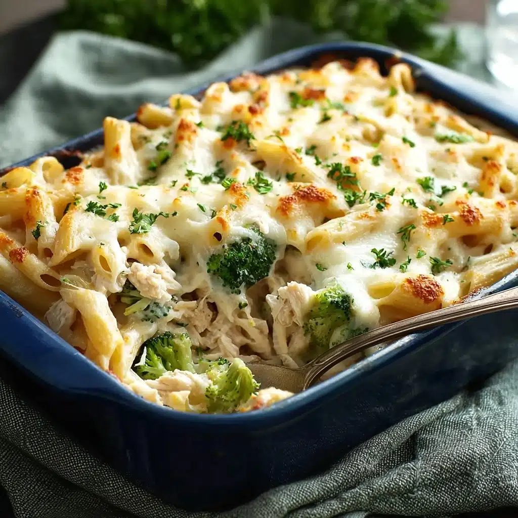 Delicious Chicken and Broccoli Alfredo Bake Recipe - Recipe Image