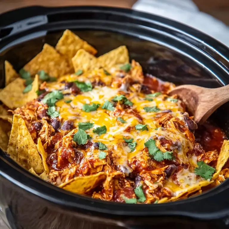 Crockpot Chicken Enchilada Casserole Recipe