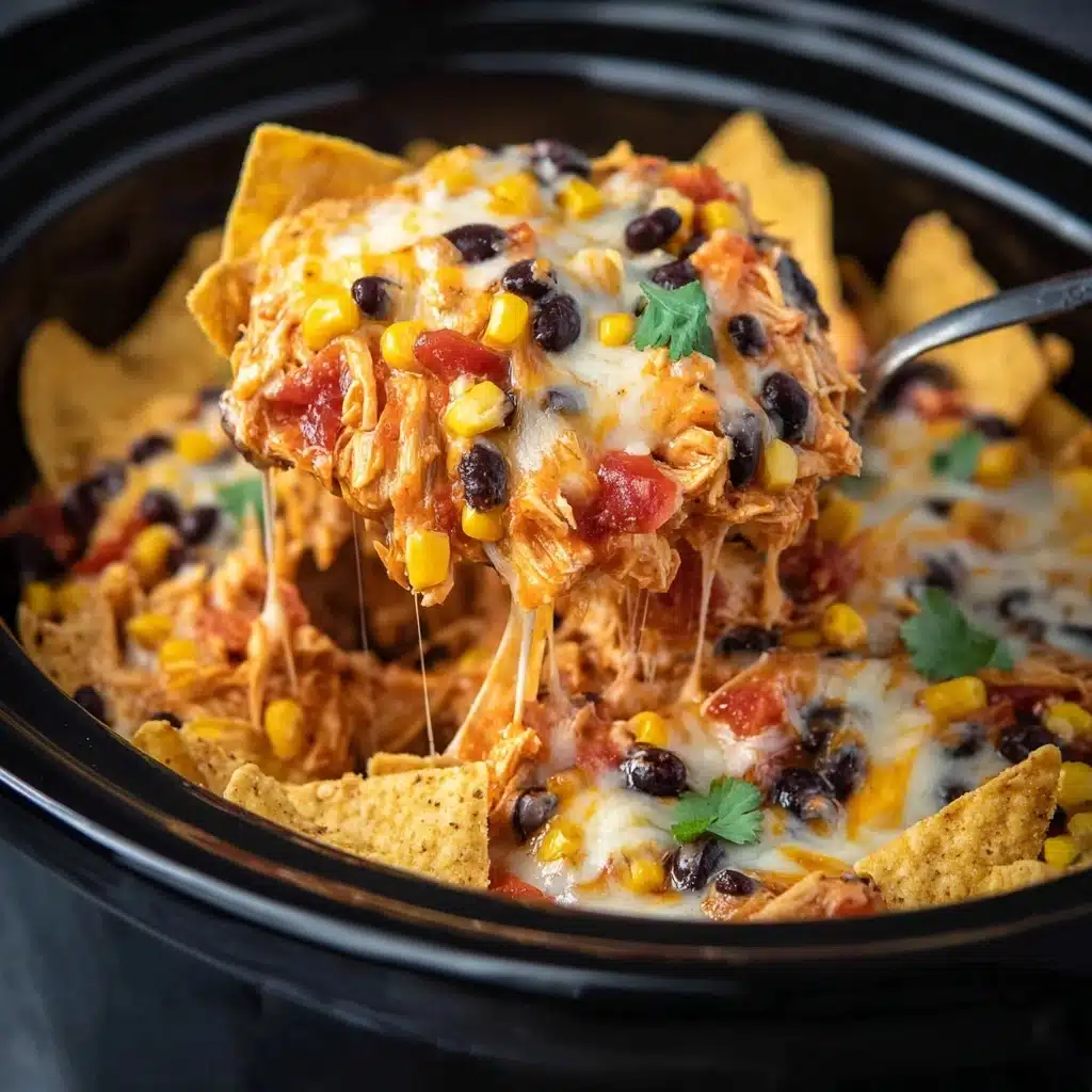 Crockpot Chicken Enchilada Casserole Recipe - Recipe Image