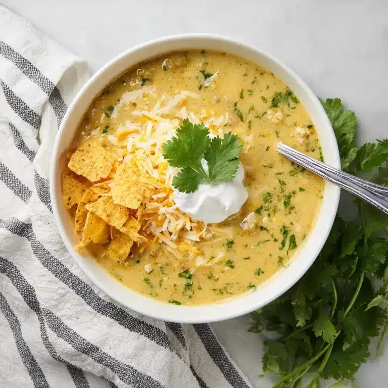 Green Enchilada Chicken Soup Recipe
