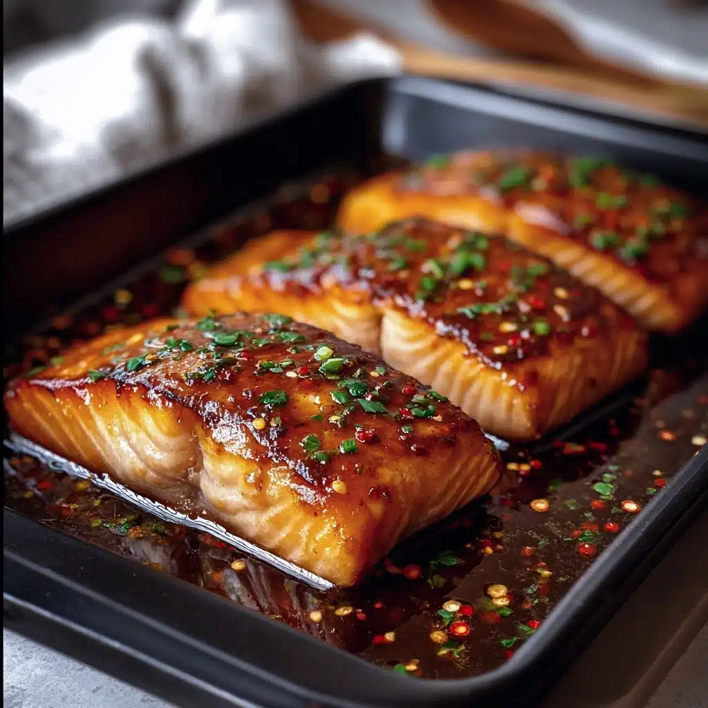 Crispy Honey Garlic Glazed Salmon Recipe - Recipe Image