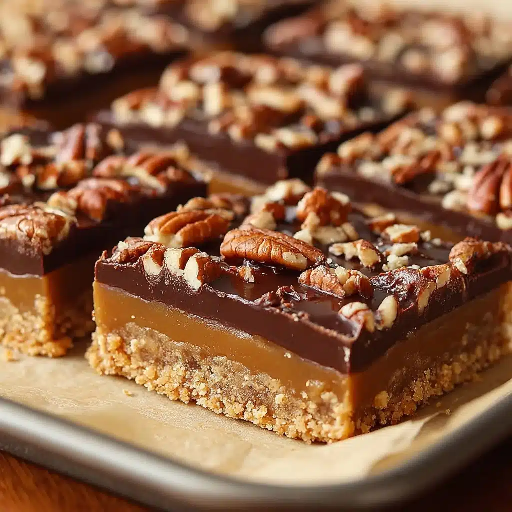 Easy Turtle Bars Recipe - Recipe Image