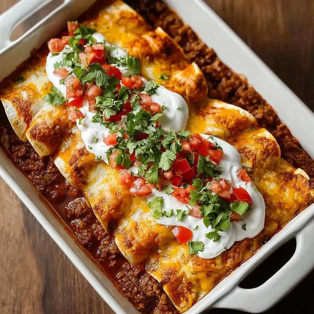 Ground Beef Enchiladas Recipe - Recipe Image
