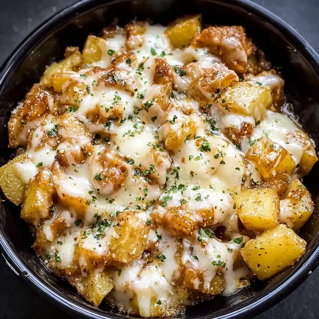 Slow Cooker Garlic Parmesan Chicken and Potatoes Recipe - Recipe Image