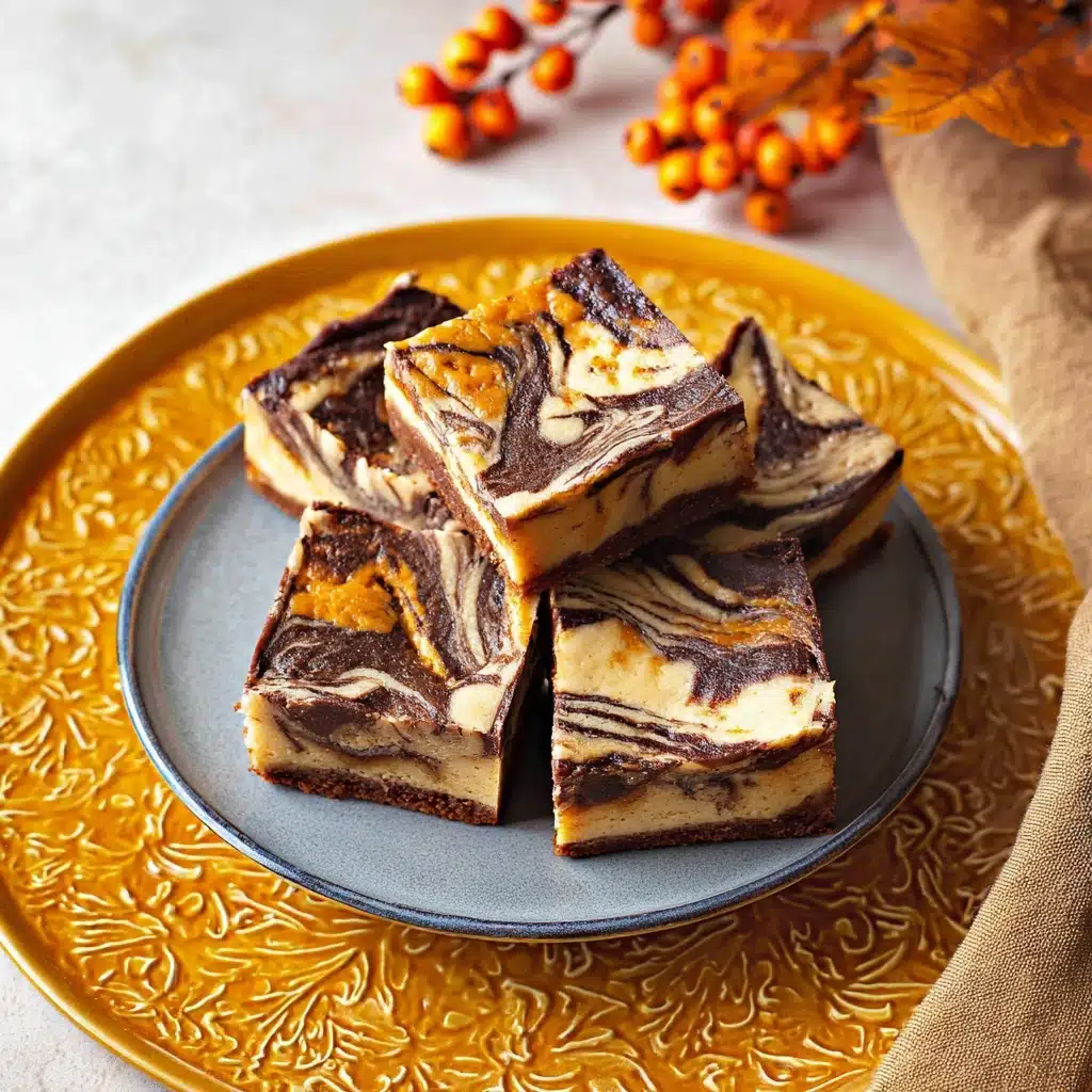 Pumpkin Cheesecake Brownies Recipe - Recipe Image