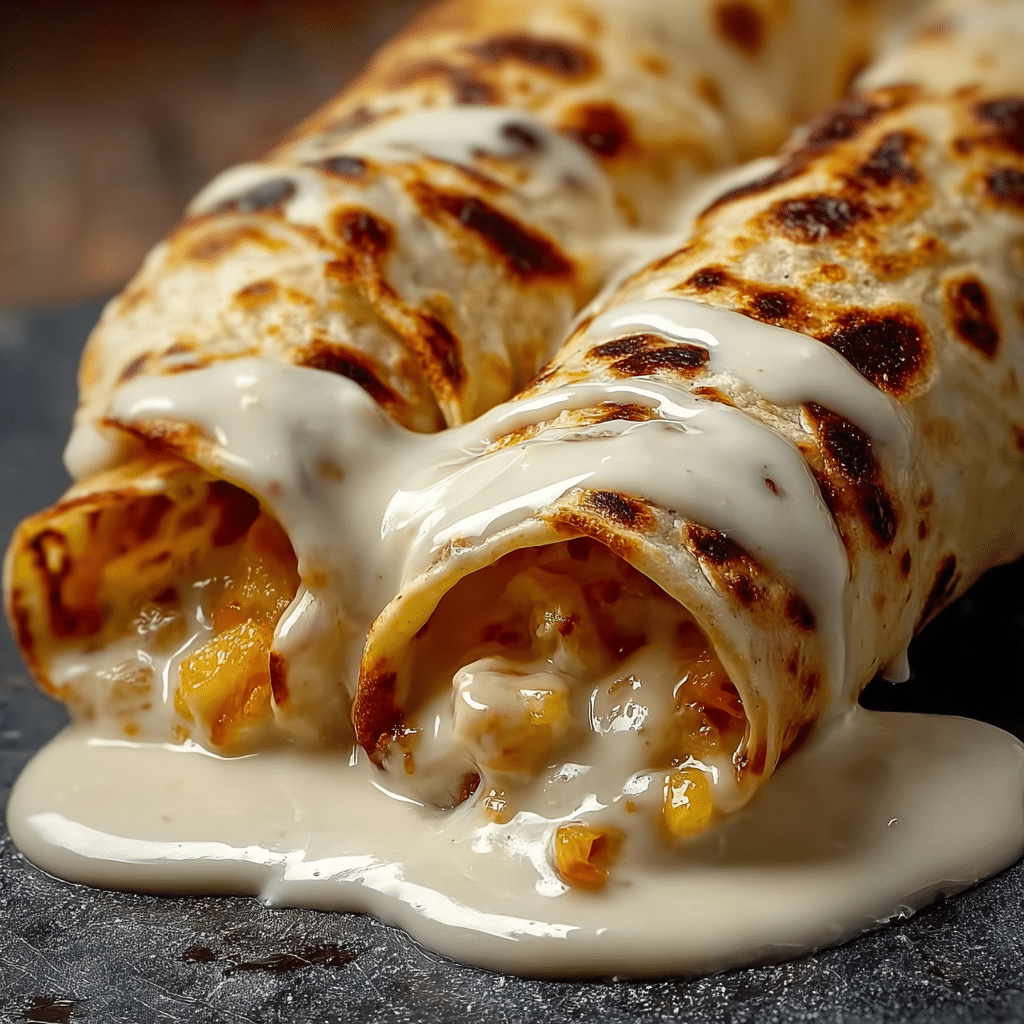 Cheesy Garlic Chicken Wraps Recipe That Everyone Loves Recipe - Recipe Image