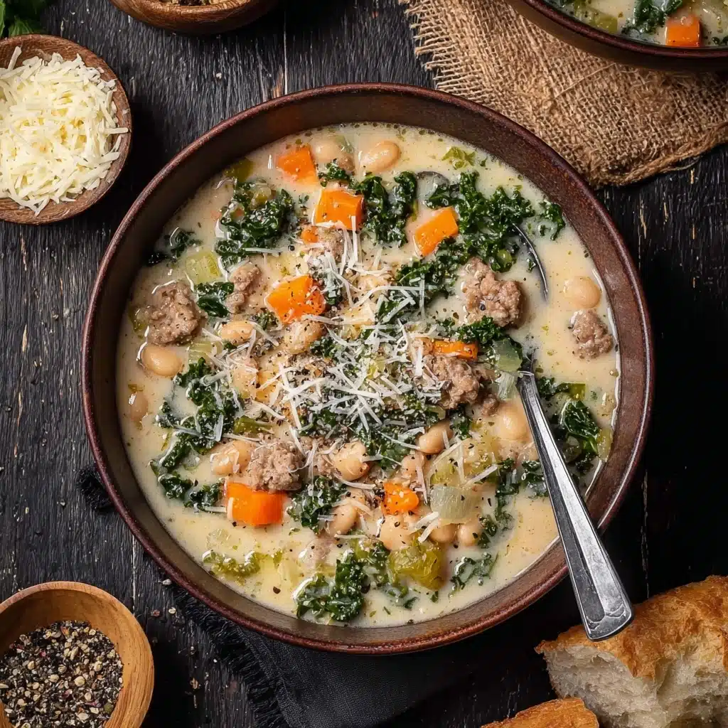 Italian Sausage and White Bean Soup Recipe - Recipe Image