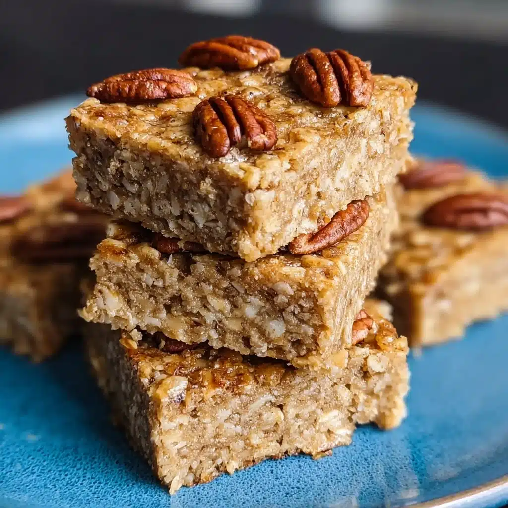 Baked Banana Oatmeal Bars Recipe - Recipe Image