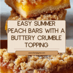 Heavenly Summer Peach Bars Recipe