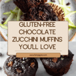 Chocolate Zucchini Muffins - Gluten Free Recipe