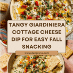 High Protein Cottage Cheese Giardiniera Dip Recipe