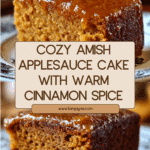 Amish Applesauce Cake Recipe