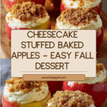 Cheesecake Stuffed Baked Apples Recipe