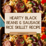 Hearty Black Beans and Rice with Sausage Recipe
