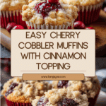 Cherry Cobbler Muffins Recipe