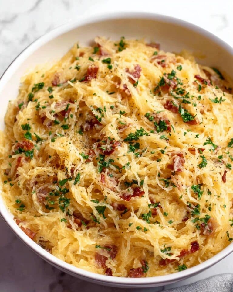 Spaghetti Squash Carbonara Recipe