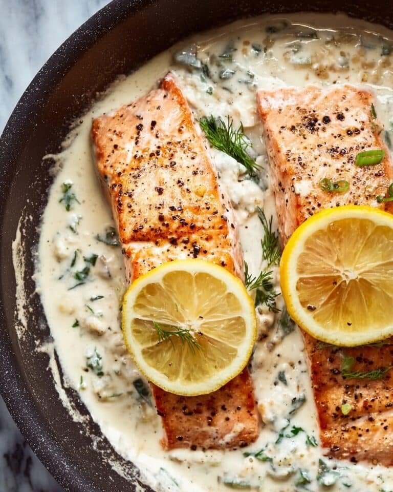 Lemon Cream Sauce for Seared Salmon Recipe