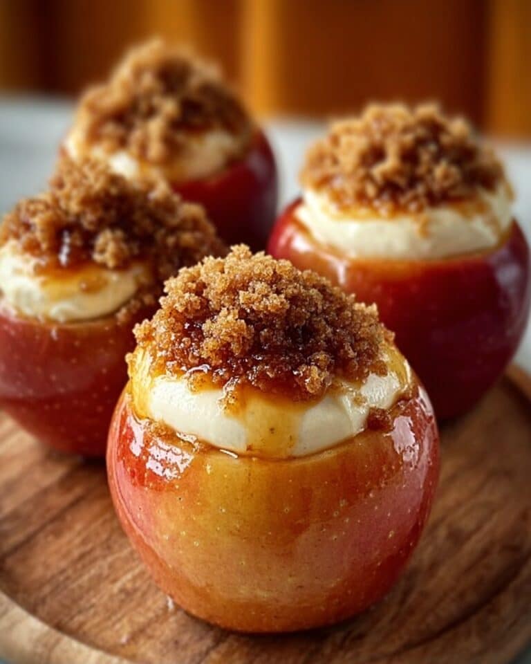 Cheesecake-Stuffed  Apples Recipe