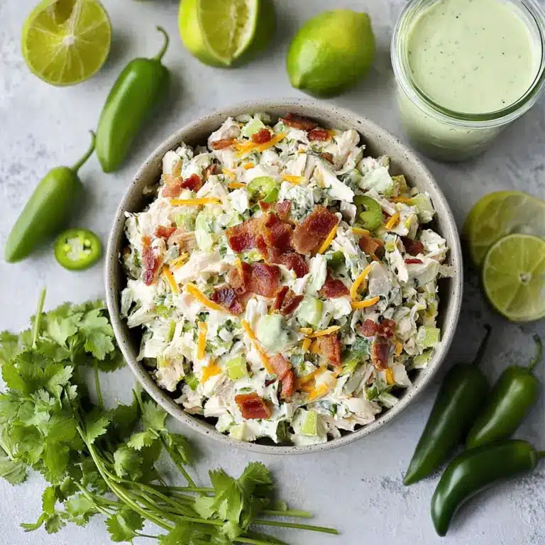 Keto Jalapeno Popper Cottage Cheese Chicken Salad Recipe