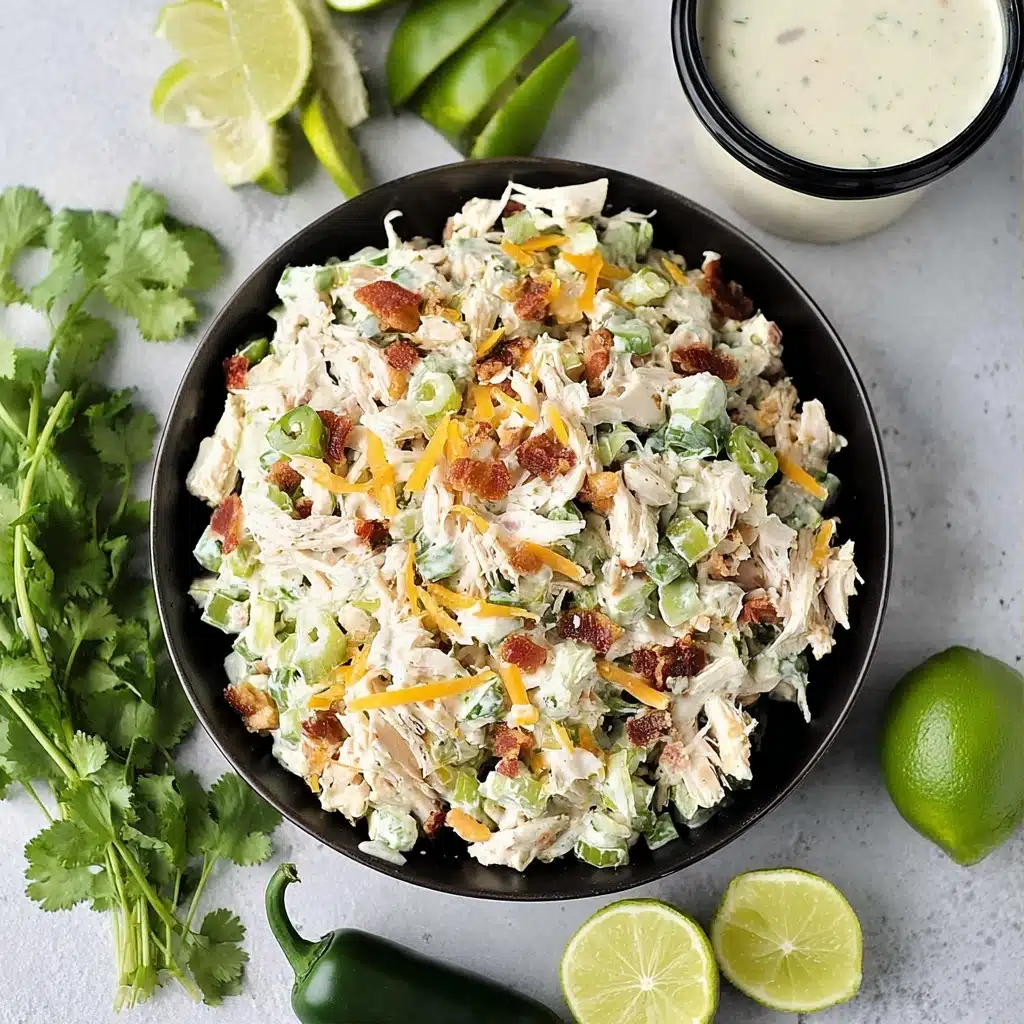 Keto Jalapeno Popper Cottage Cheese Chicken Salad Recipe - Recipe Image