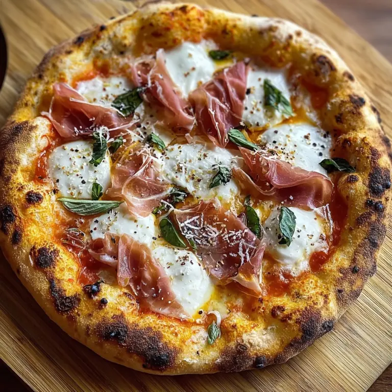 Pizza with Prosciutto