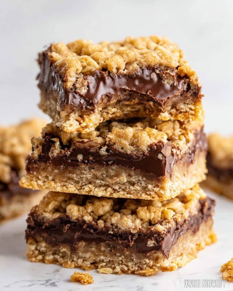 Oat Fudge Bars Recipe
