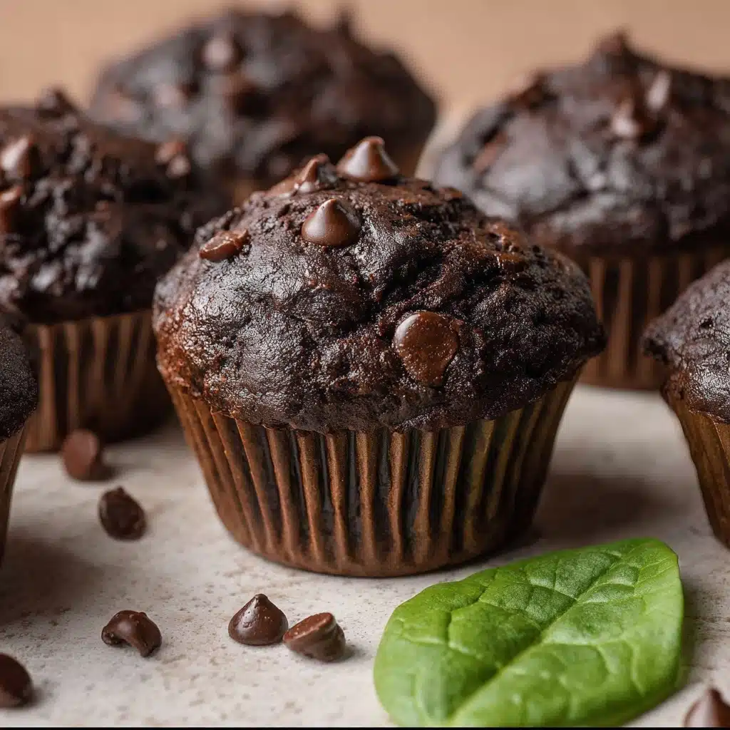 Chocolate Spinach Muffins Recipe - Recipe Image