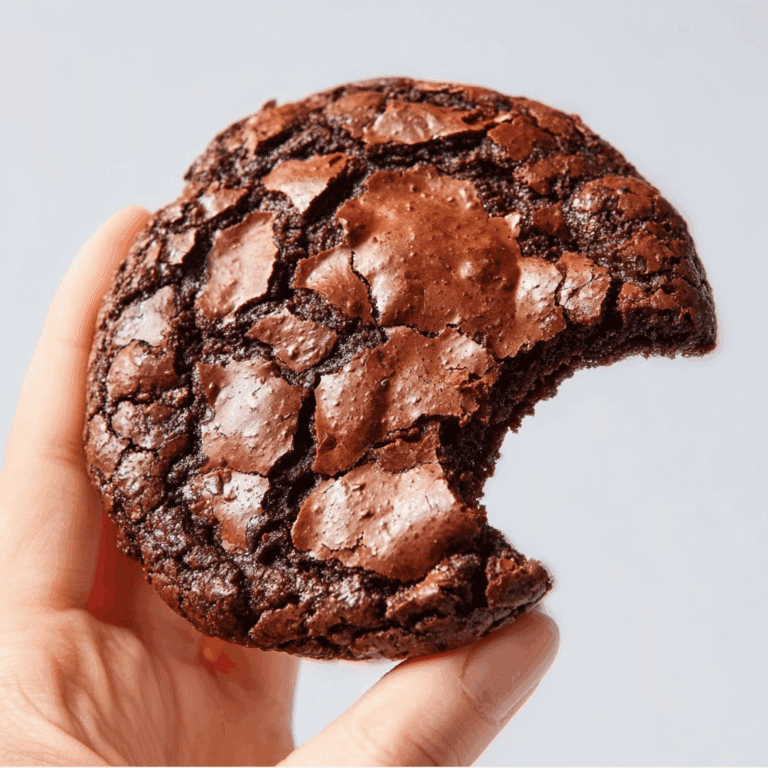 Dark Chocolate Espresso Brownie Cookies Recipe