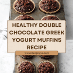 Healthy Double Chocolate Greek Yogurt Muffins Recipe