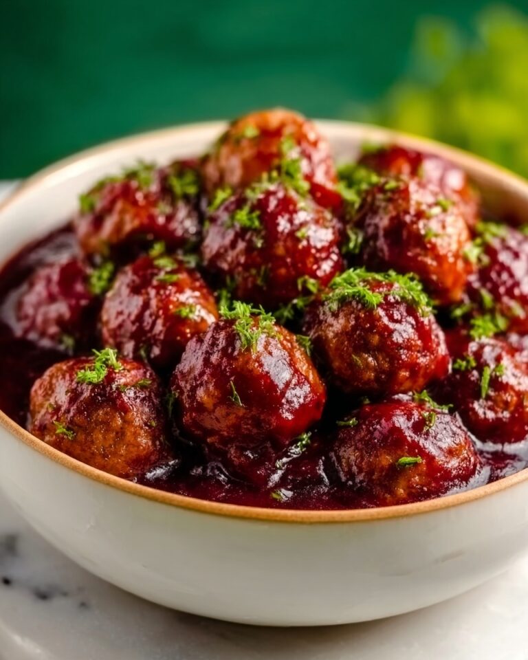 Quick Christmas Cranberry Meatballs for Festive Gatherings Recipe