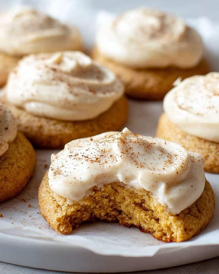 Soft Pumpkin Sugar Cookies with Cream Cheese Frosting Recipe