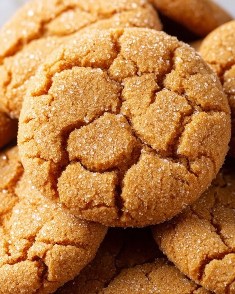 A close-up view of a pile of round, golden brown cookies, showing a cracked texture with sugar crystals sparkling on the surface, each cookie is thick and has uneven cracks creating a homemade look, the cookies are stacked together on a white marbled texture, the image emphasizes the rough, crumbly texture of the cookies with warm, inviting colors photo taken with an iphone --ar 4:5 --v 7