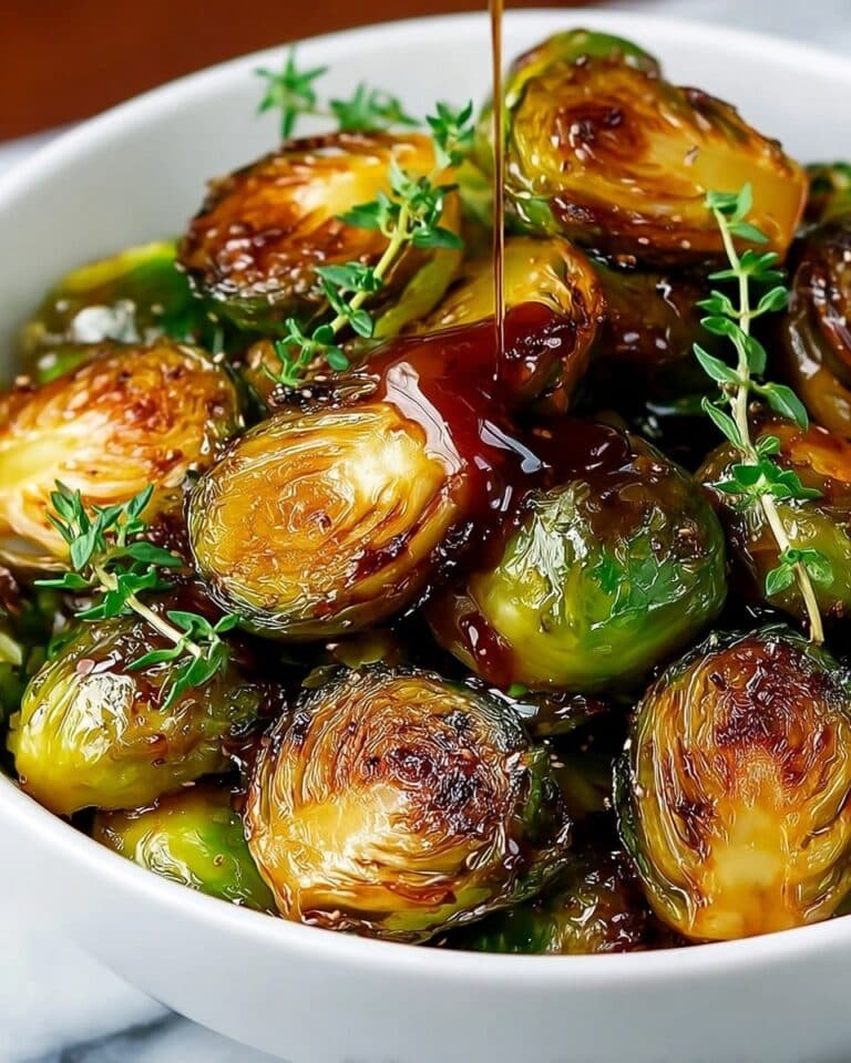 Honey Balsamic Brussels Sprouts Recipe