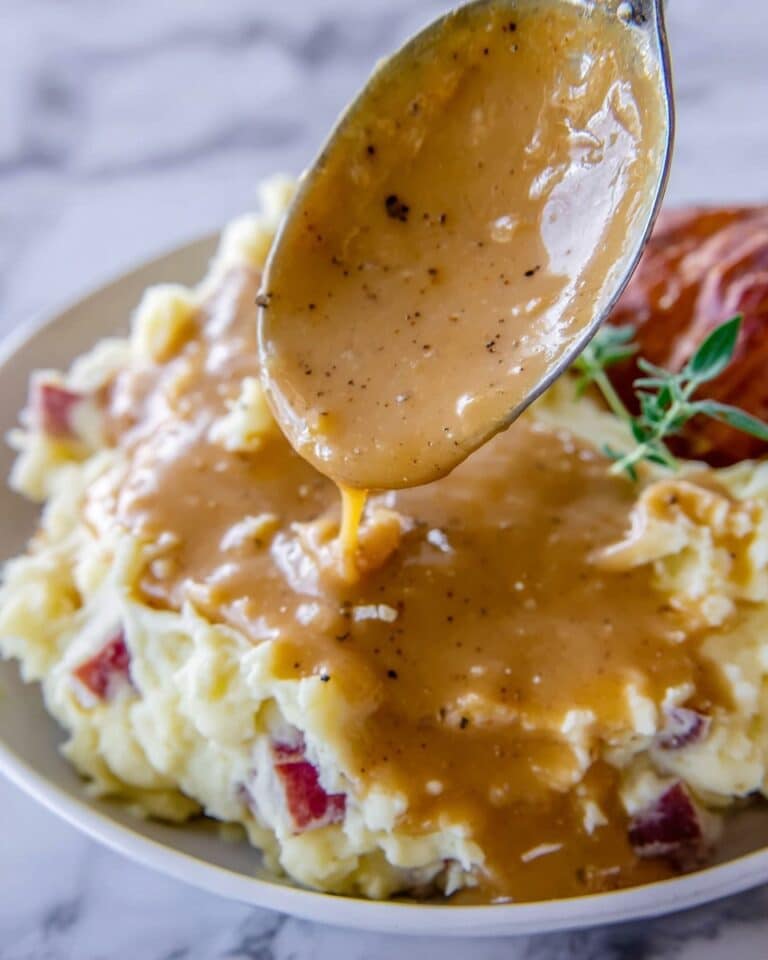 Best Make Ahead Turkey Gravy Recipe for Thanksgiving Recipe