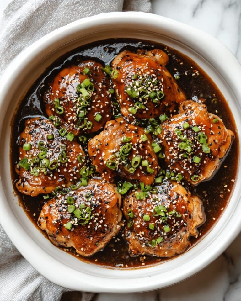 Crockpot Honey Garlic Chicken Thighs Recipe