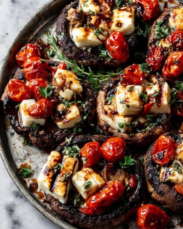 Caprese Stuffed Portobellos Recipe
