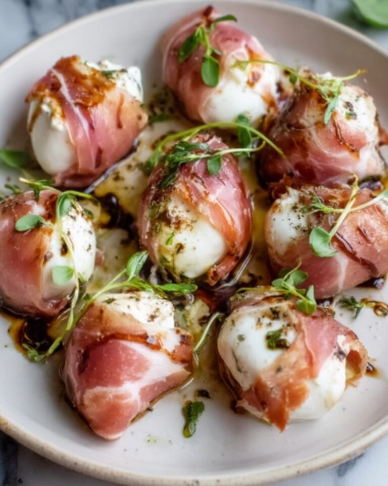 Prosciutto Wrapped Mozzarella Bites Recipe